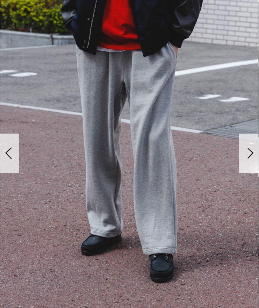 URBAN RESEARCH アズマ裏毛 スウェットワイドパンツ