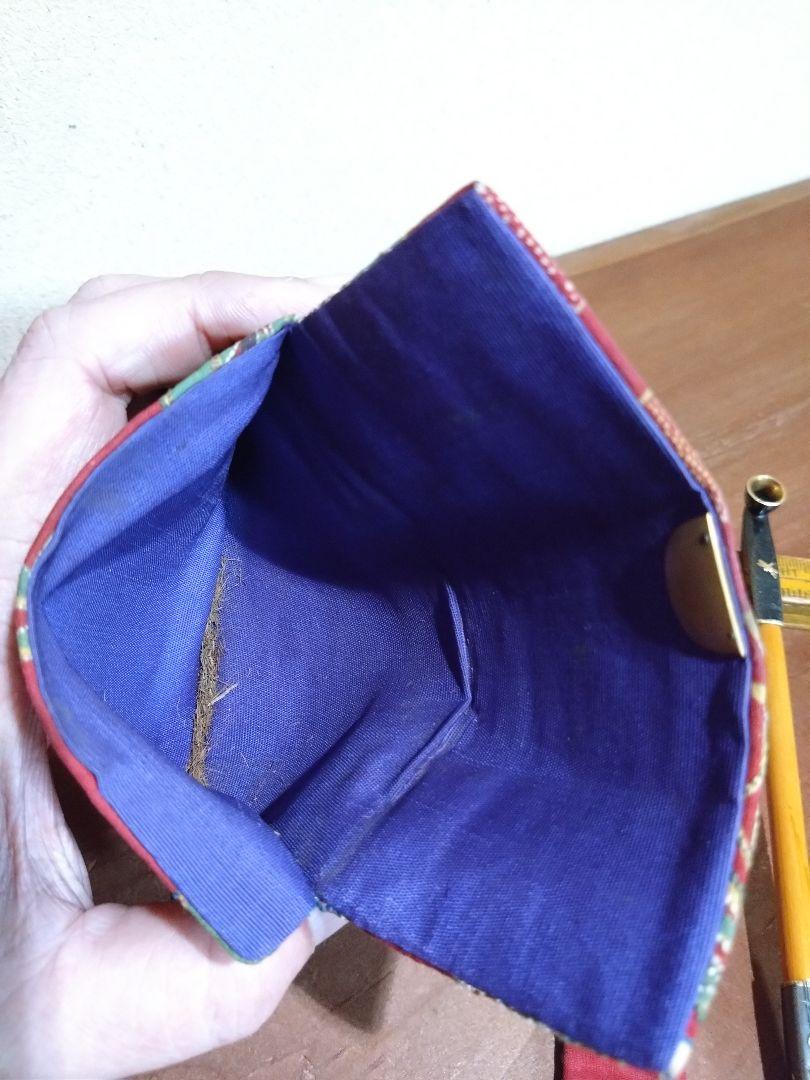 利光」刻入り 金銀象嵌 高彫 煙管と和染煙草入れ キセル 金工