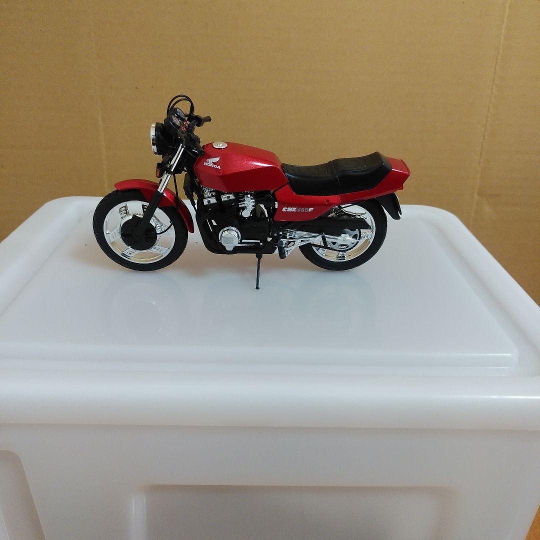 アオシマCBX400F改完成品。