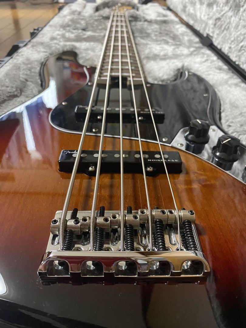 ベース fender american elite jazz bass v