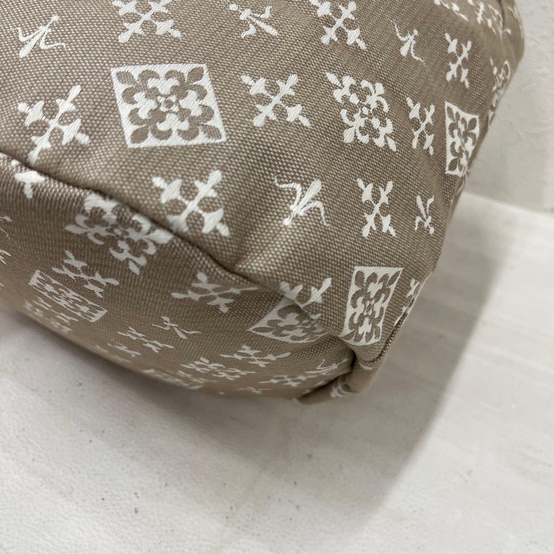 2849 美品 russet トートバッグ バケツ型 コットンジャガード