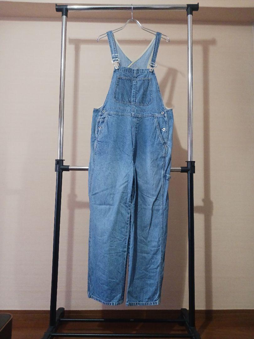 祝開店！大放出セール開催中 ライトブルー デニムサロペット GAP ワイドレッグ メルカリ - サロペット・オーバーオール・オールインワン