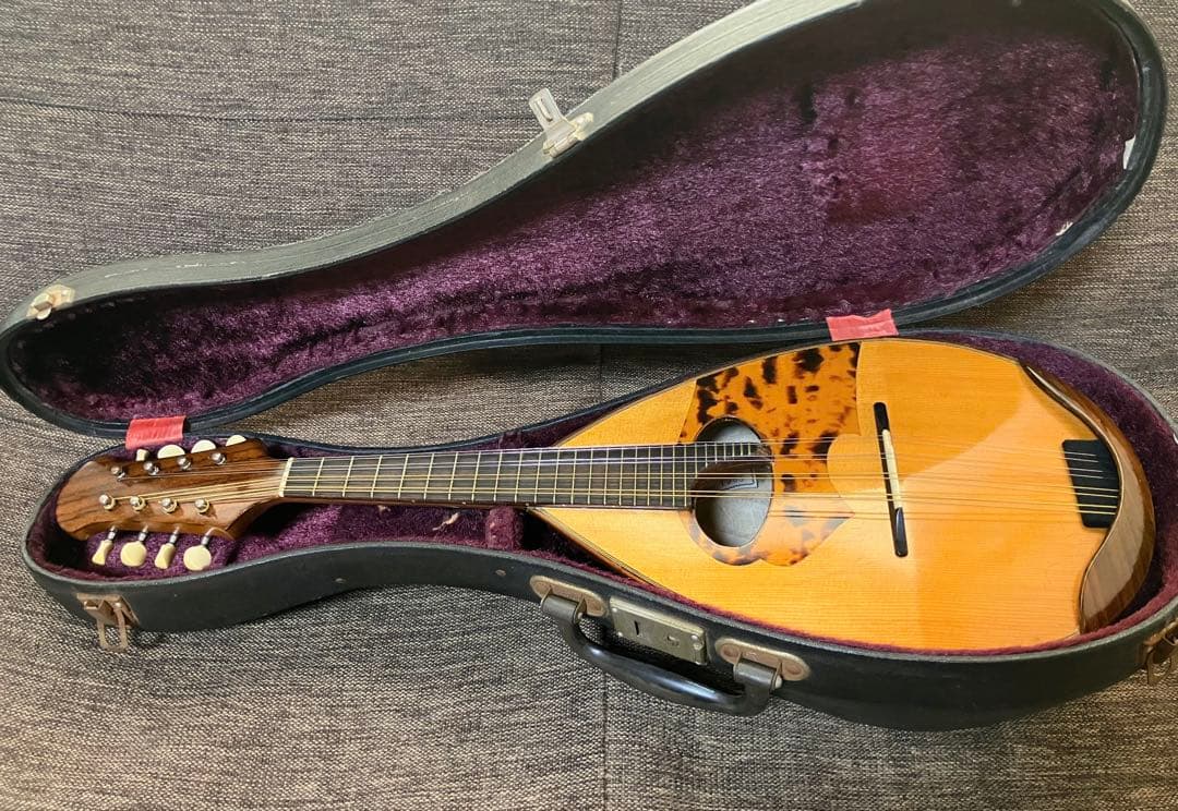 弦張替済】石川捷二郎 マンドリン No.1 1985年 ハードケース付き