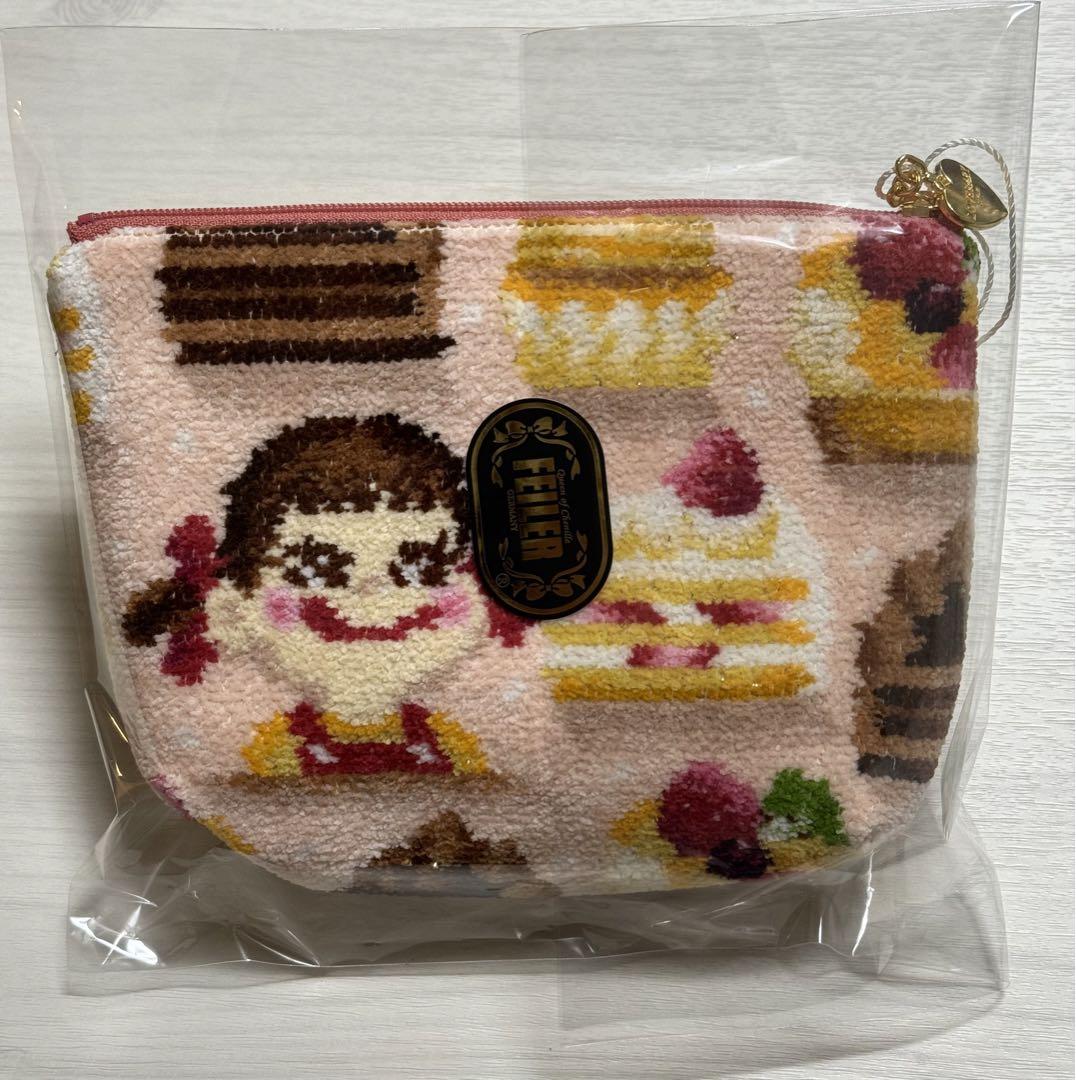 【新品未使用】フェイラー ペコスマイルケーキ ポーチL  限定品★