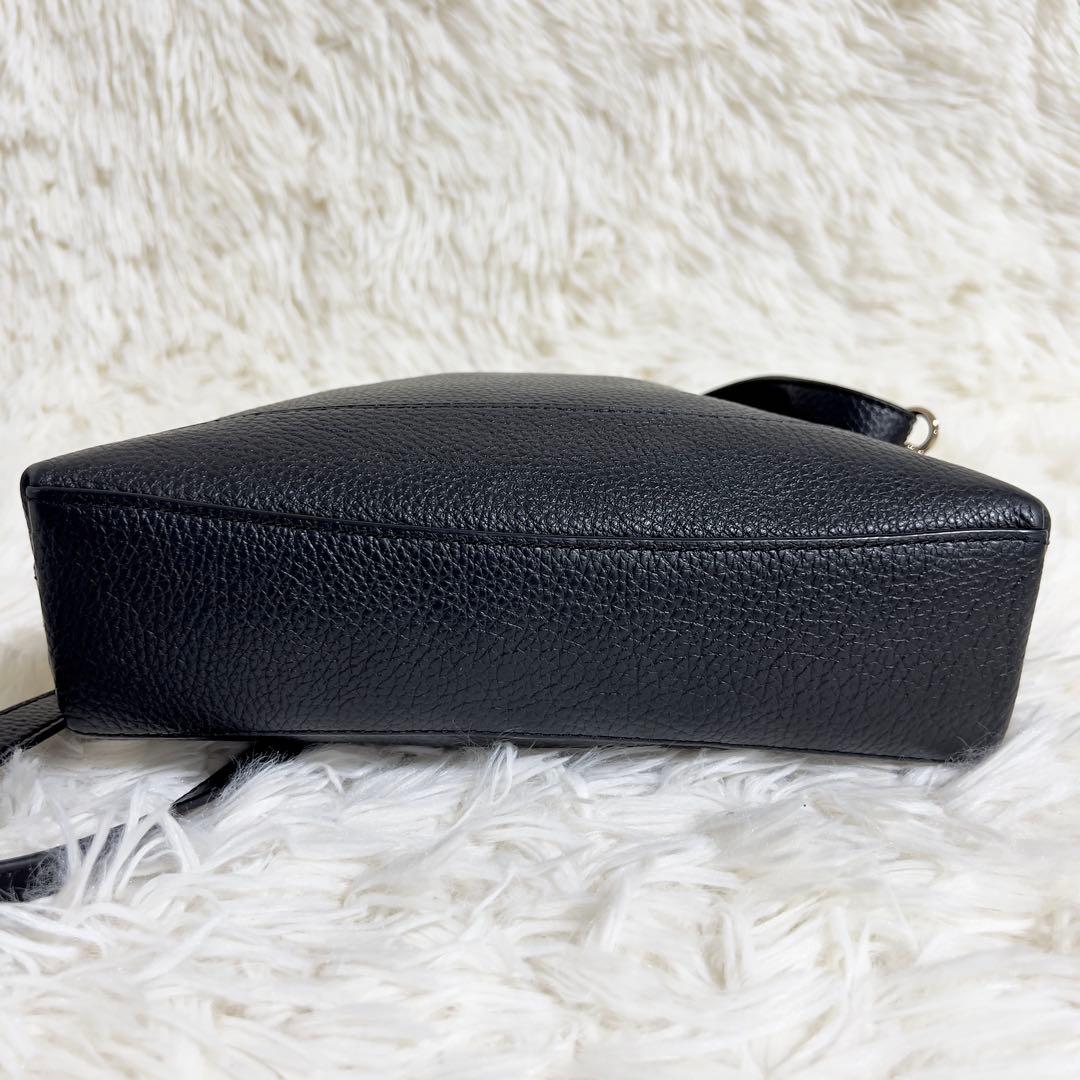 COACH コーチ ショルダーバッグ カメラバッグ ブラック レザー ドーム型