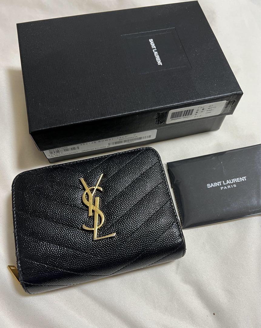 SAINT LAURENT  ロゴ 二つ折り財布