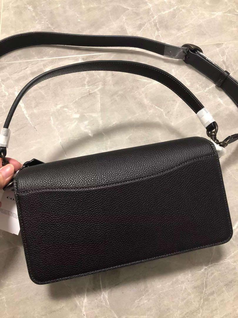 CH857 未使用 COACH ショルダーバッグ ブラック レザー 26