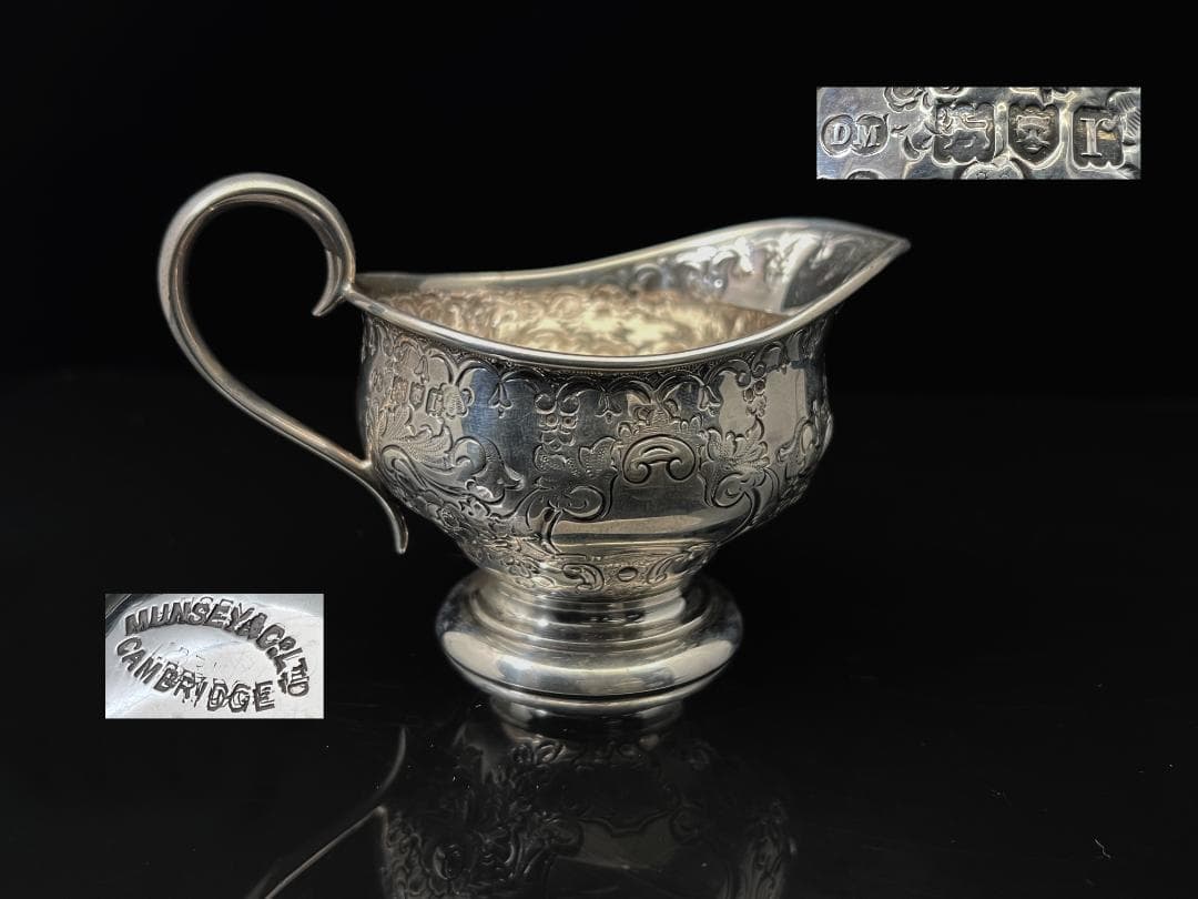 ★1912年 英国製 スターリング SV925 クリーマー ヴィクトリア様式★