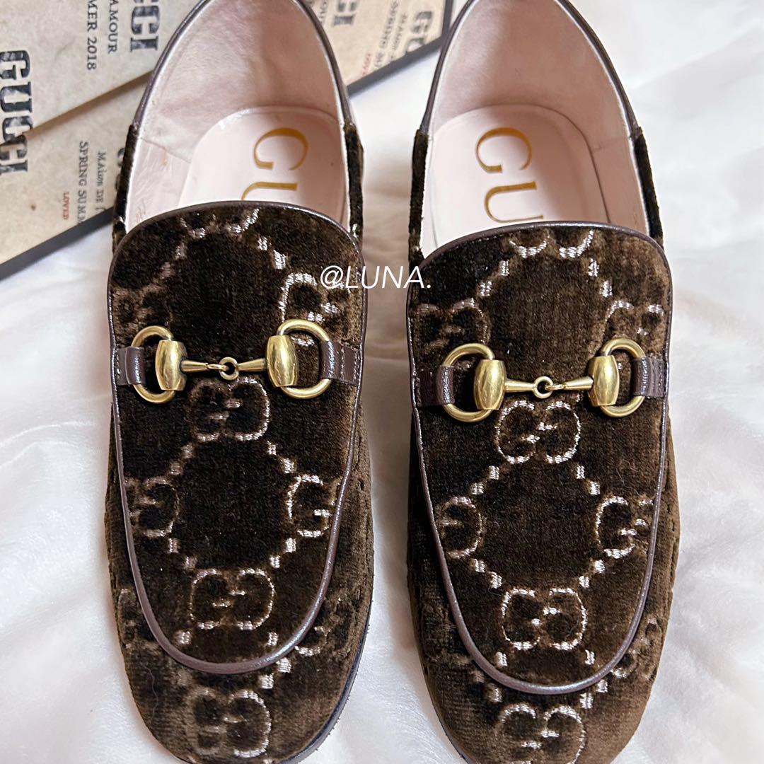 希少・新品＊ GUCCI ＊ GG モカシンファブリック