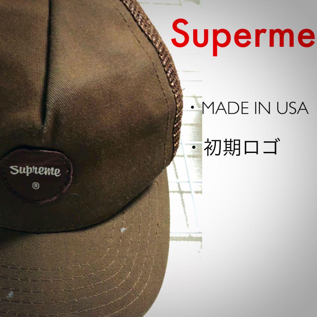 雑誌で紹介された supreme キャップ USA in made 帽子