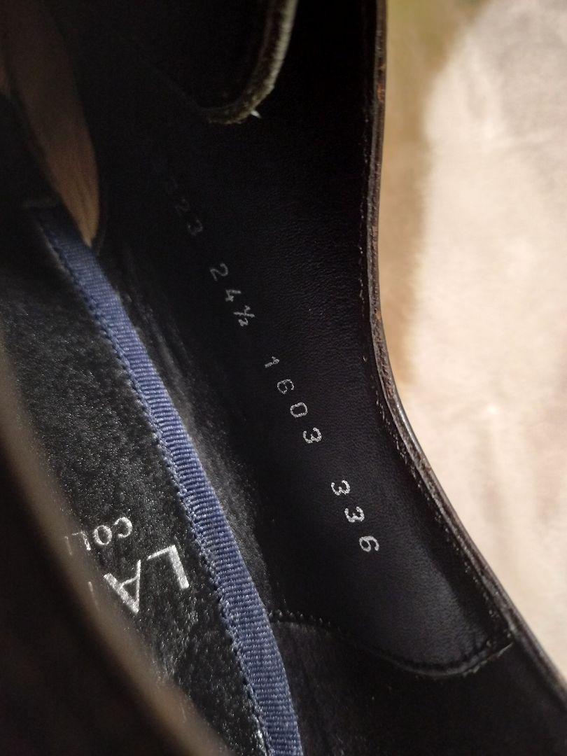 LANVIN COLLECTION メンズシューズ 24.5cmダークブラウン