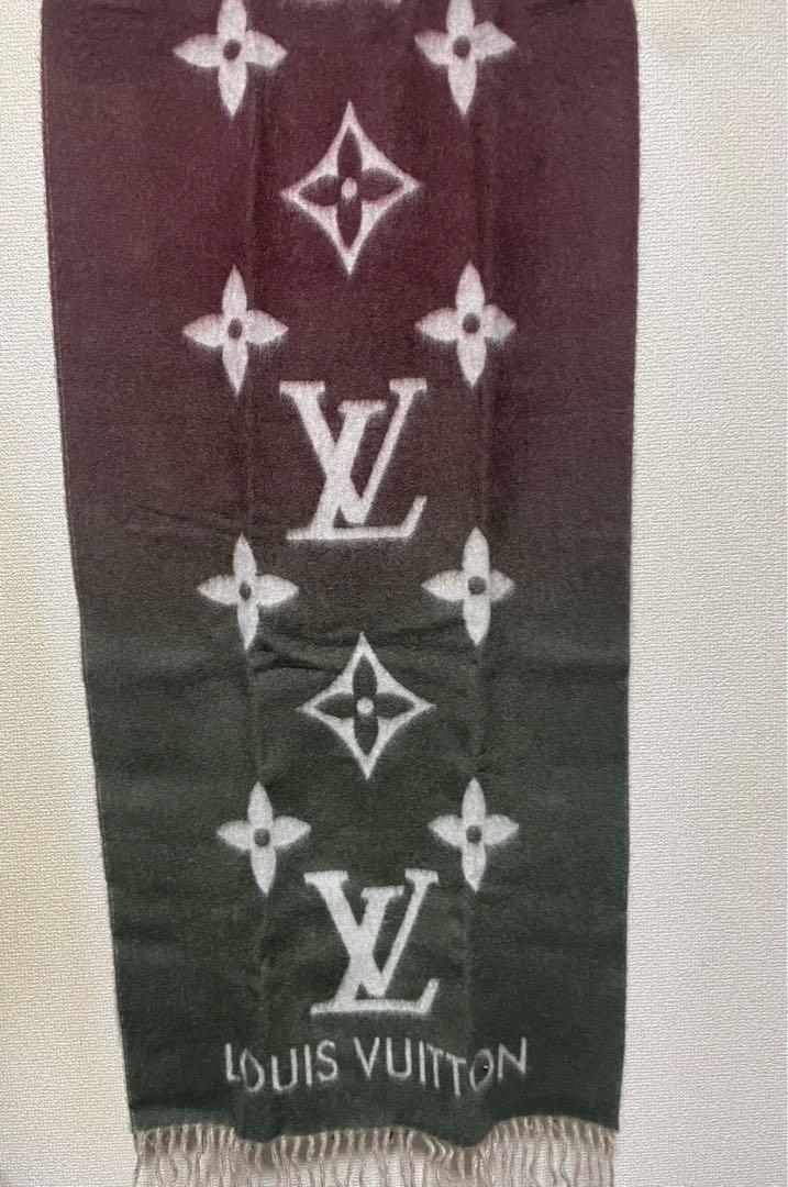 LOUIS VUITTON カシミヤマフラー グラデーション LOUIS VUITTON カシミヤ マフラー グラデーション