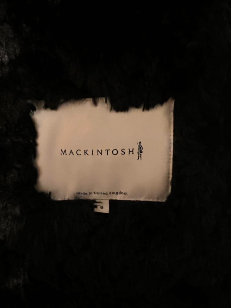 マッキントッシュボアコート#8#ブラック マッキントッシュボアコート#8#ブラック