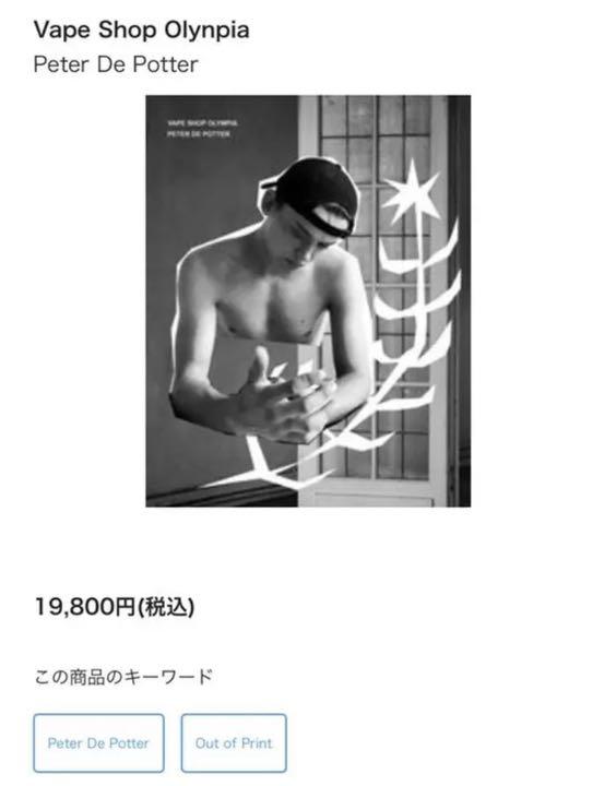 【返品交換不可】 PETER 絶版‼️ DE Simons Raf 作品集 POTTER アート・デザイン・音楽