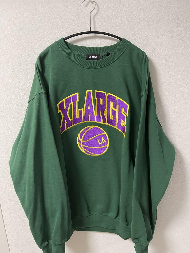 XLARGE バスケットボール トレーナー グリーン