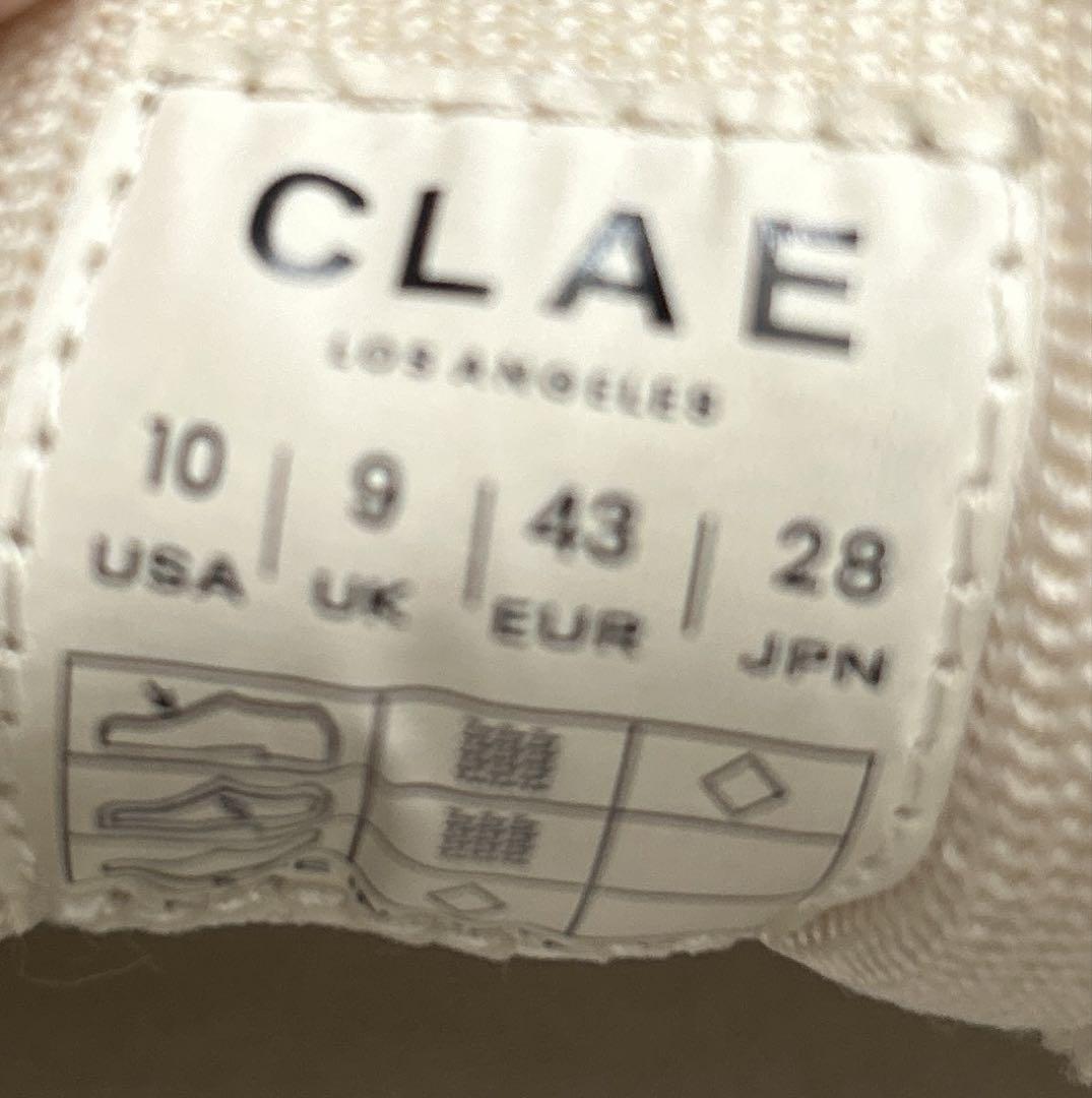 CLAE スニーカー ホワイト/ブラック
