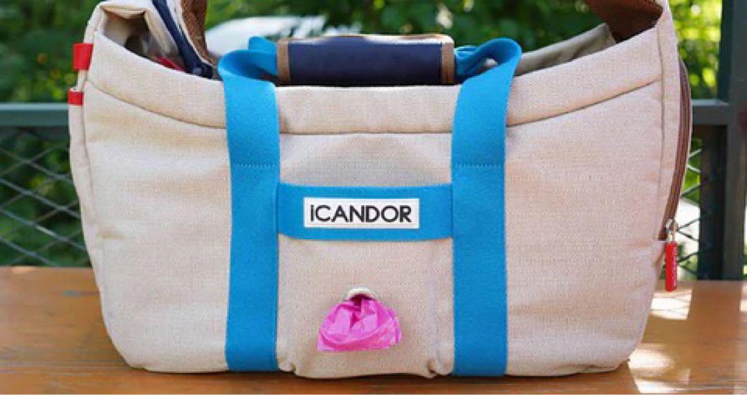 【ICANDOR】PEEK-A-BOO BAG（MELTING CREAM） M