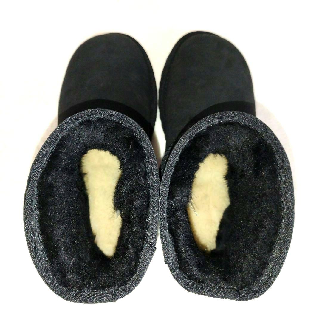 まる未使用品アグ UGG ムートンブーツ クラシック ミニ II 黒