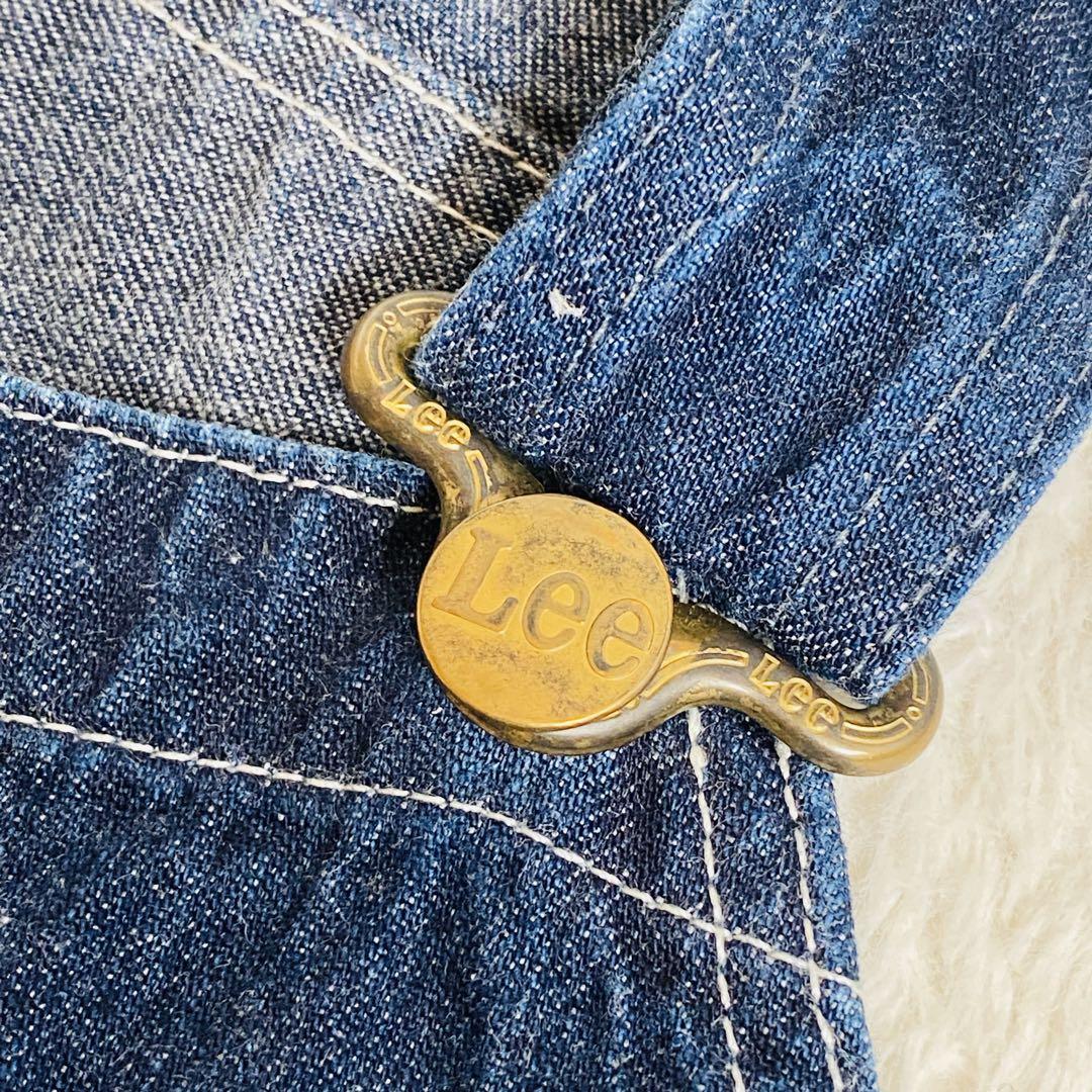 【 美品 】 リー Lee オーバーオール デニム メンズ XL