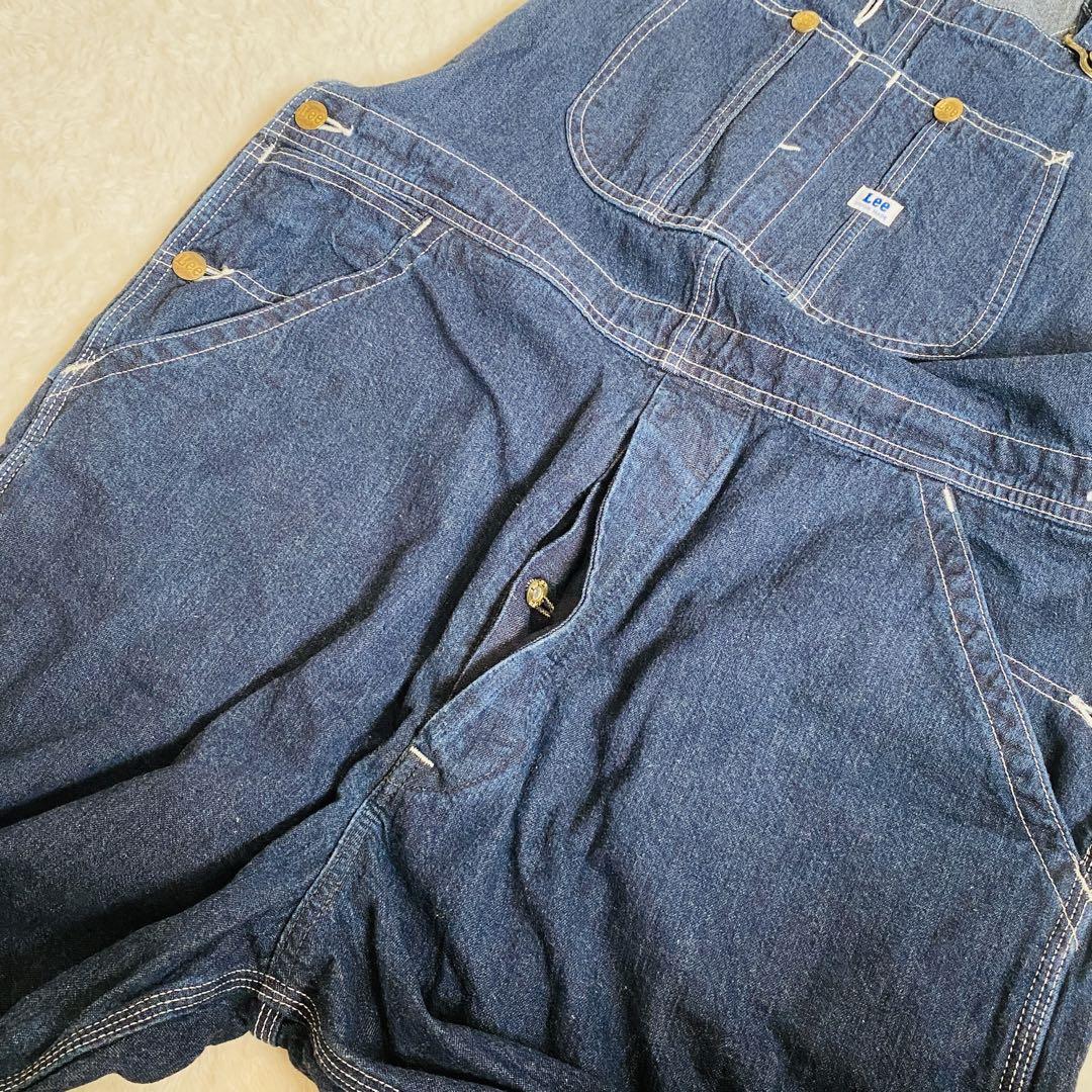 【 美品 】 リー Lee オーバーオール デニム メンズ XL