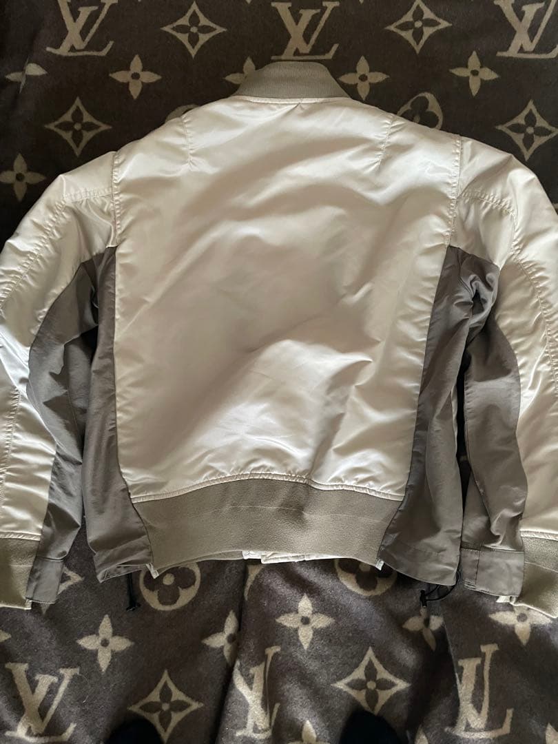 sacai 22SS Nylon Twill Mix Blouson MA-1 sacai 22SS Nylon Twill Mix Blouson MA-1