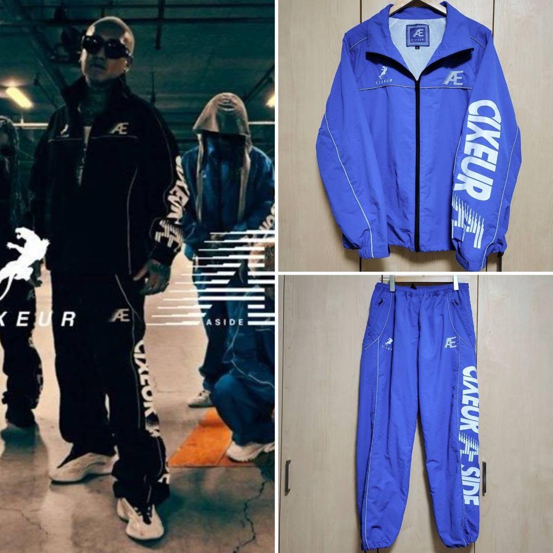 CIXEUR × ASIDE Wネームナイロンジャケットセットアップ XLXL LL CIXEUR
