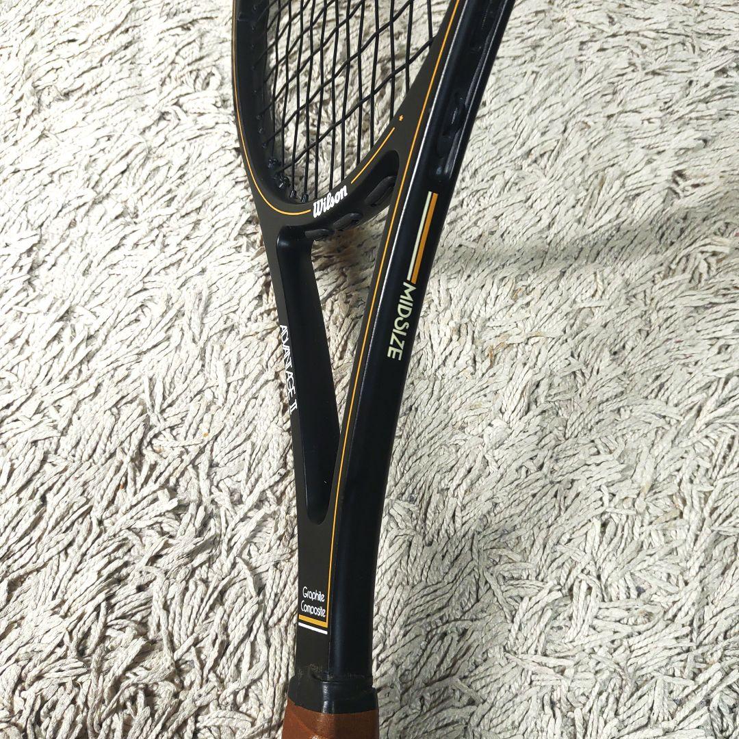 【名器】Wilson ウィルソン　advantage2 テニスラケット　ブラック 名器】Wilson ウィルソン advantage2 テニスラケット ブラック