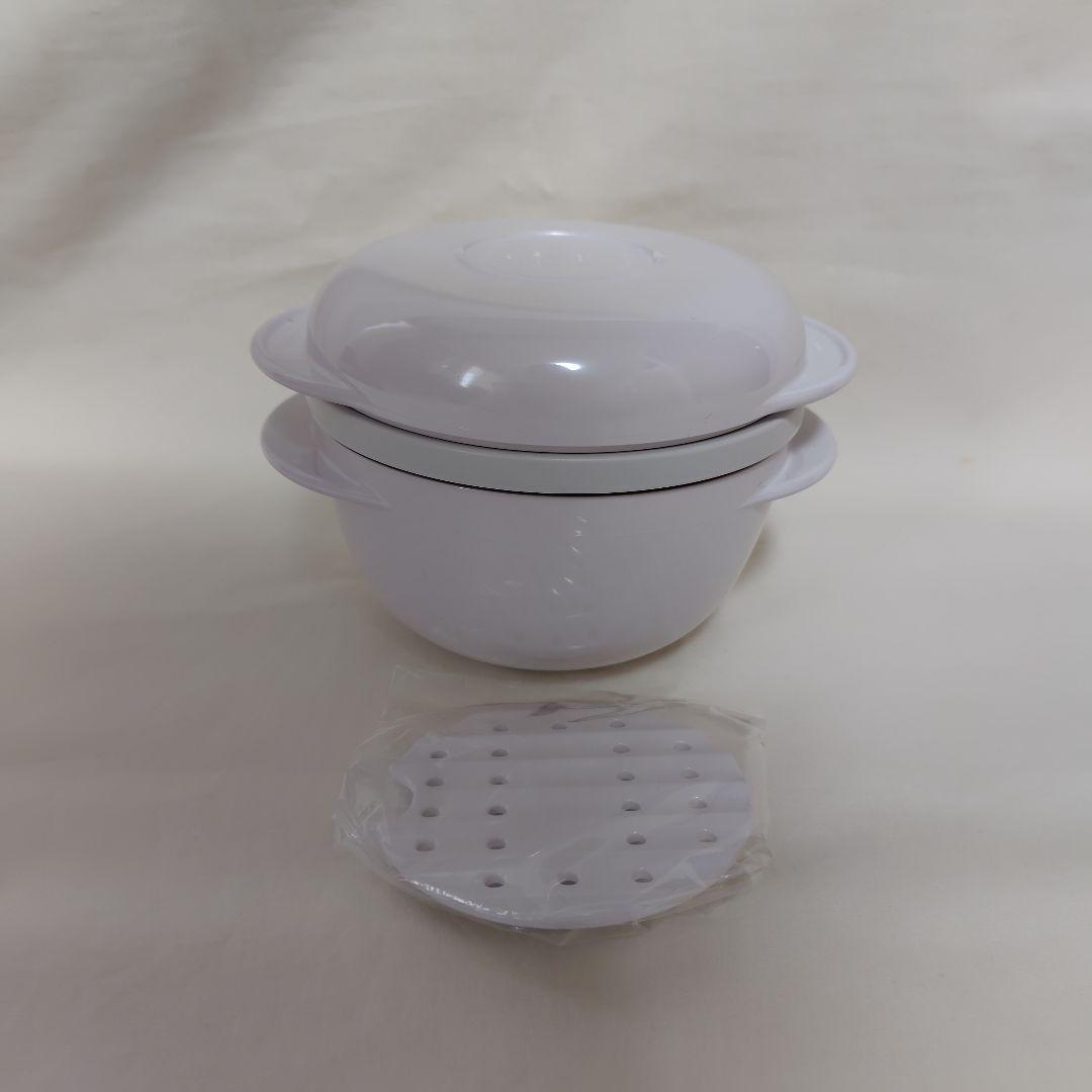 新品　タッパーウェア　Tupperware タッパーウェーブ2000 丸型　小 Tupperware タッパーウェア タッパーウェーブ2000丸型 (小) 白