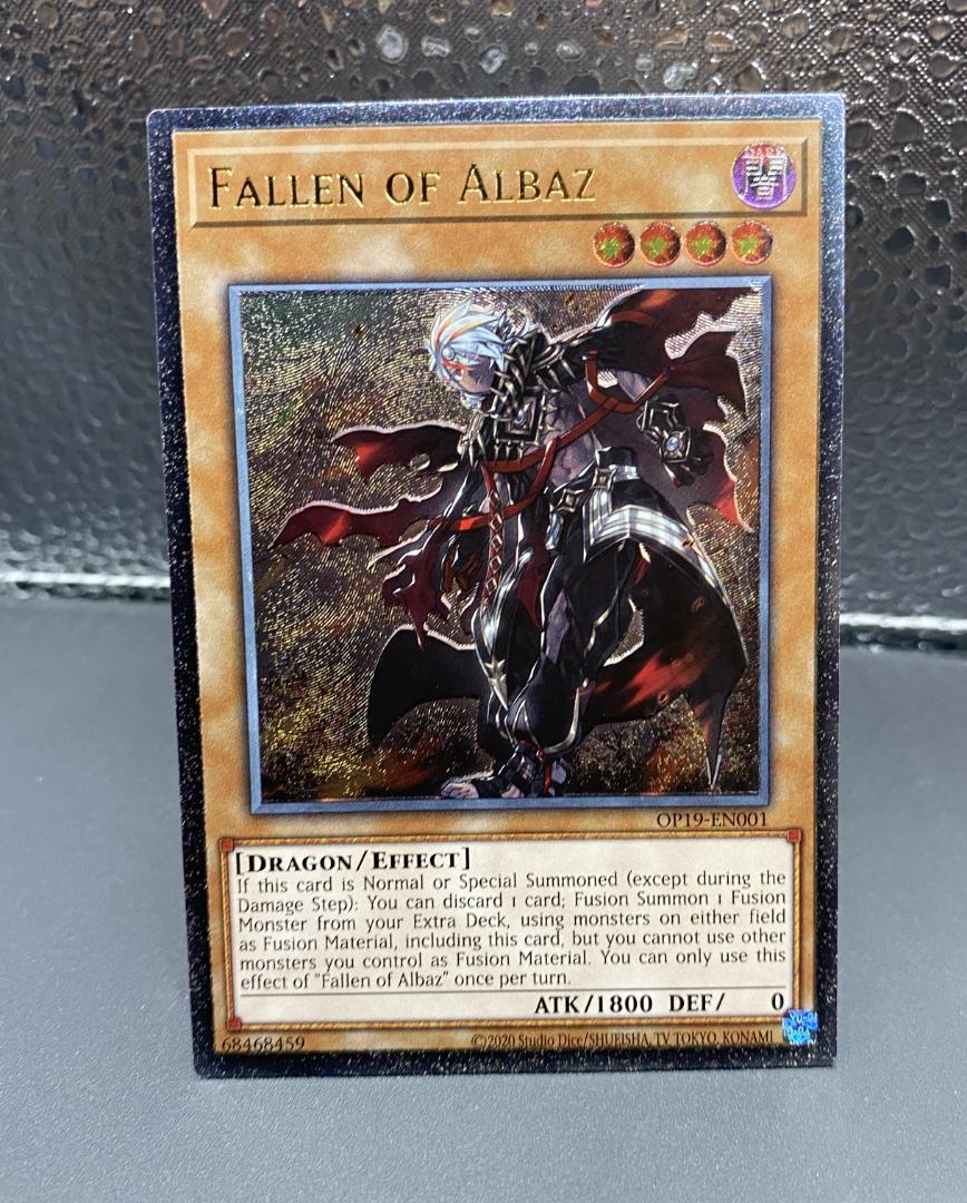 遊戯王 英語版 アルバスの落胤 レリーフ OTS EU版