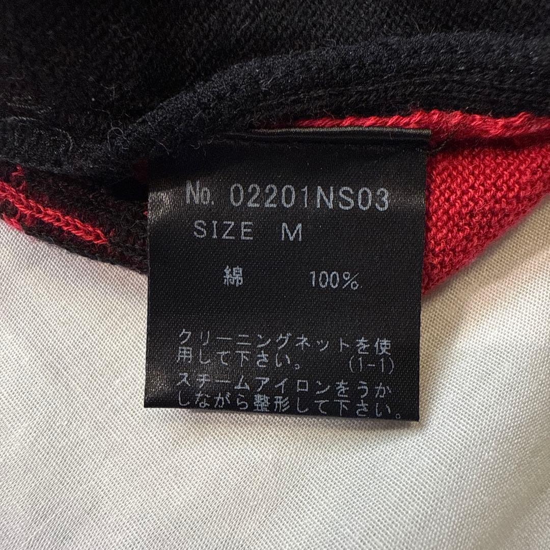 HYESTERIC GLAMOUR スカル柄 ハーフジップセーター M