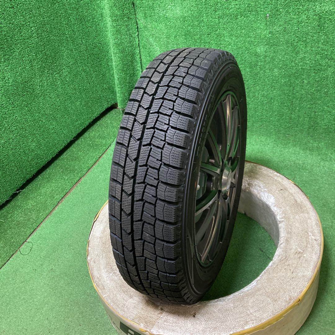 DUNLOP 155/65R14 スタッドレスタイヤ、アルミホイール付き4本！！
