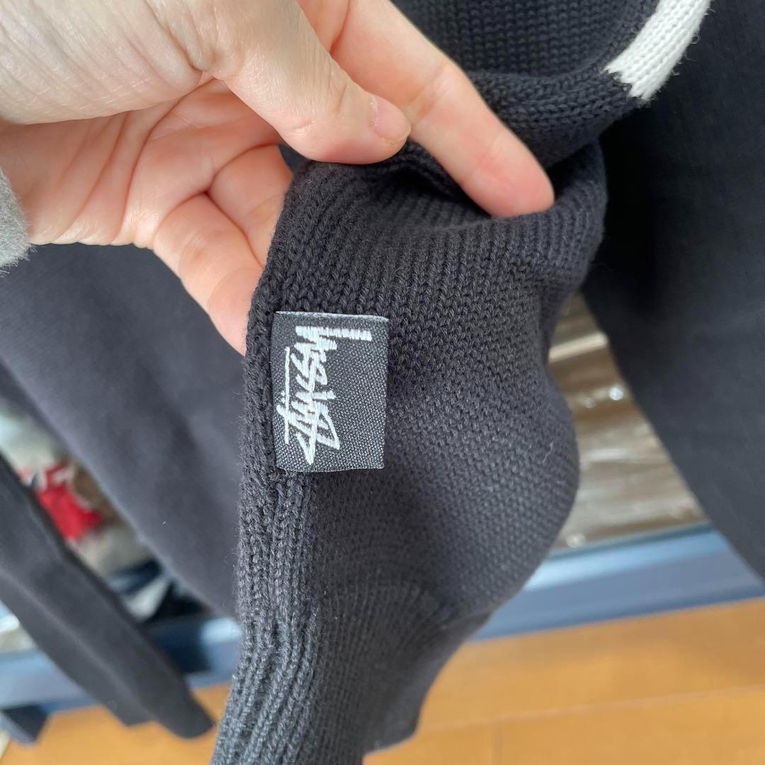 stussy ビックロゴ セーター 黒 M  即完売品