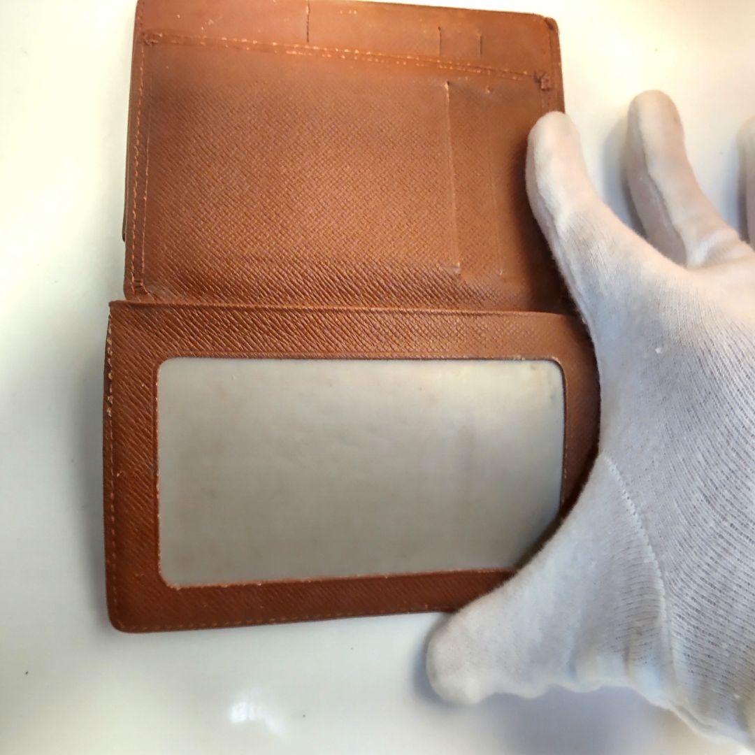 【極美品】ルイヴィトン　トリフォルド　折り財布　モノグラム　茶色