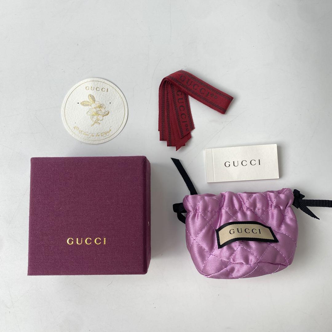 グッチ GUCCI インターロッキングG 蜂 ビー ピアス ゴールド
