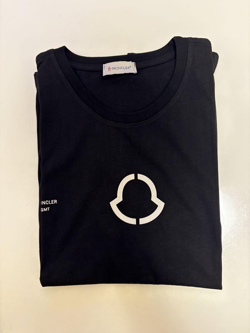 MONCLER ブラック Tシャツ Lサイズ - メルカリ