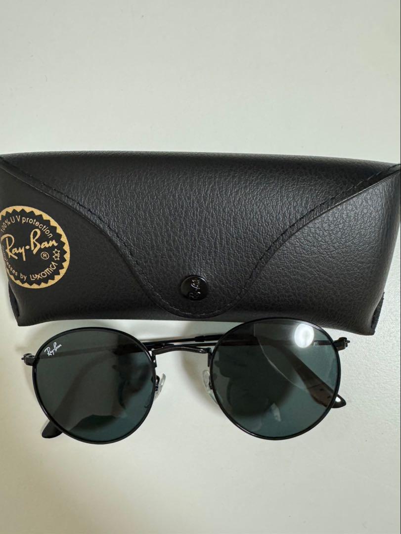 Ray-Ban RB3447 ラウンドメタル サングラス