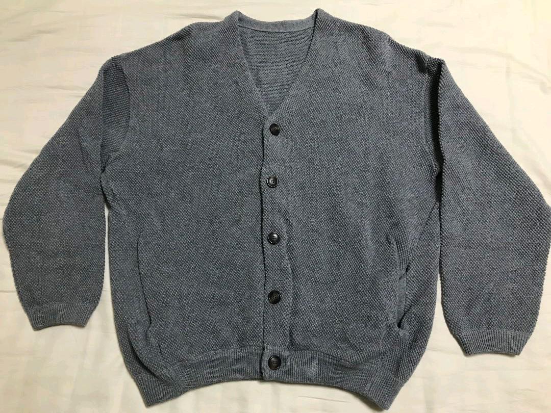 美品 グレー サイズ1 kuL13-m23167790313 crepuscule 鹿の子カーディガン 特価豊富な