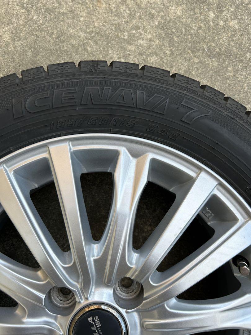 スタッドレスアルミ4本セット 185/60R15 アイスナビ7 送料込み 画像3