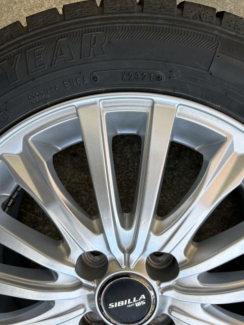 スタッドレスアルミ4本セット 185/60R15 アイスナビ7 送料込み 画像4