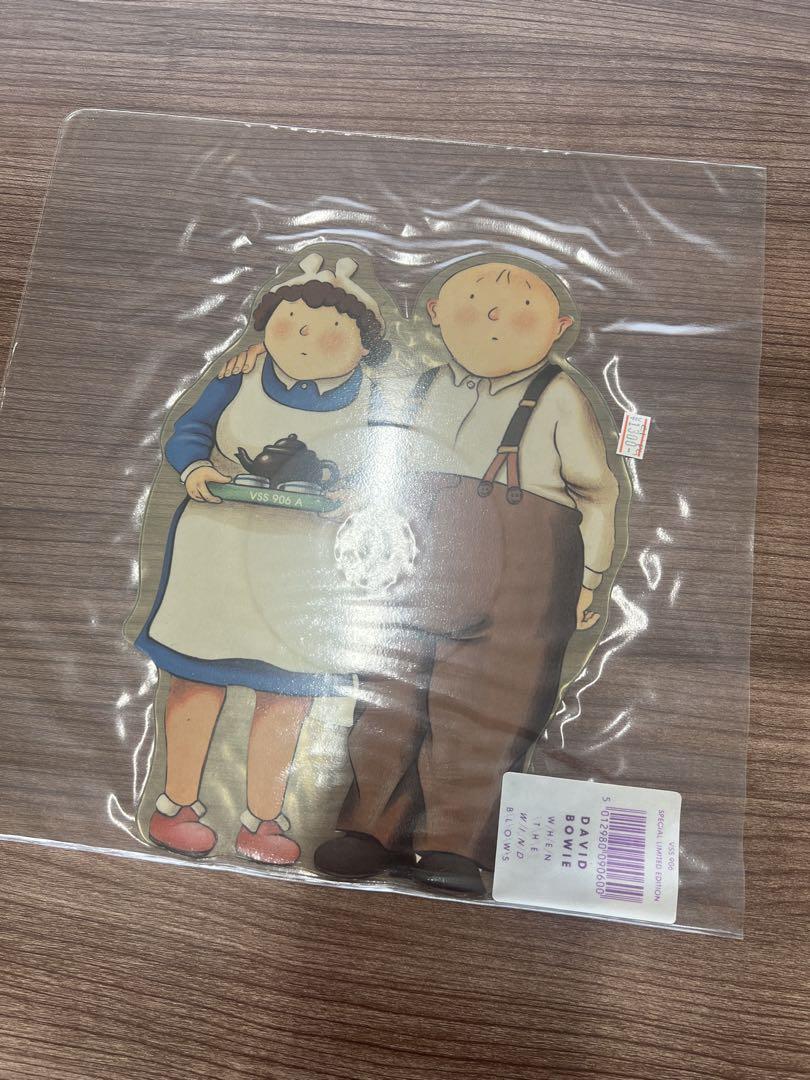 7インチアナログレコード　デヴィッド・ボウイ　風が吹くとき　中古　超レア