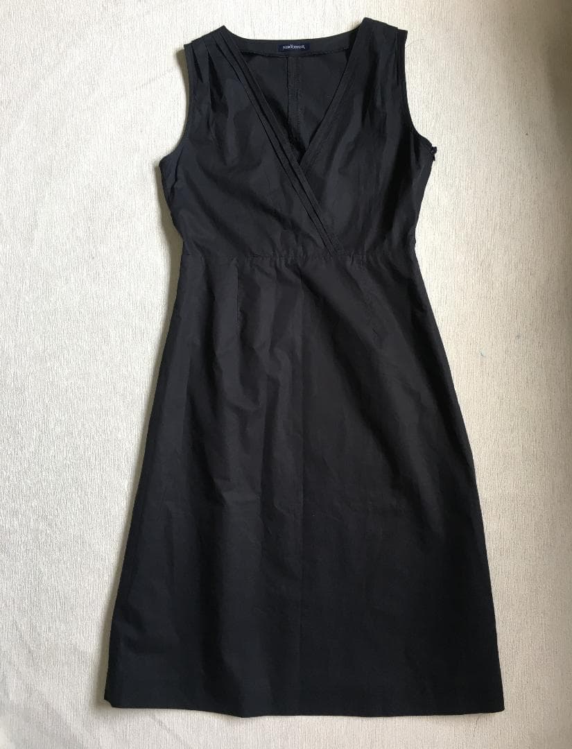 メルカリ O502 洗えるニューヨーカー ワンピース 9 M 38 40 黒 春夏 日本製 ひざ丈ワンピース 2 900 中古や未使用のフリマ