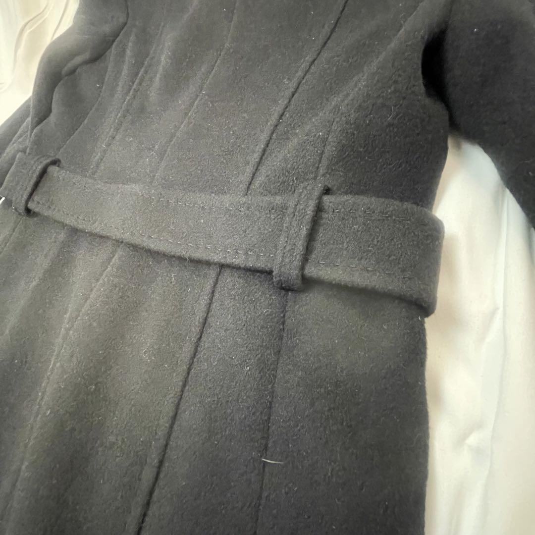 バーバリーロンドン ロングコート アンゴラコート BURBERRY 38
