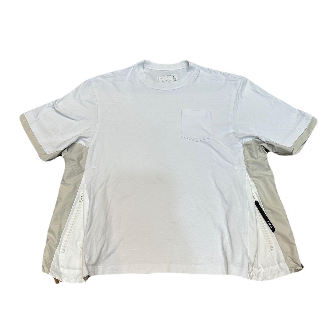 Sacai サカイ ドッキング Tシャツ 半袖 ハーフスリーブ プル