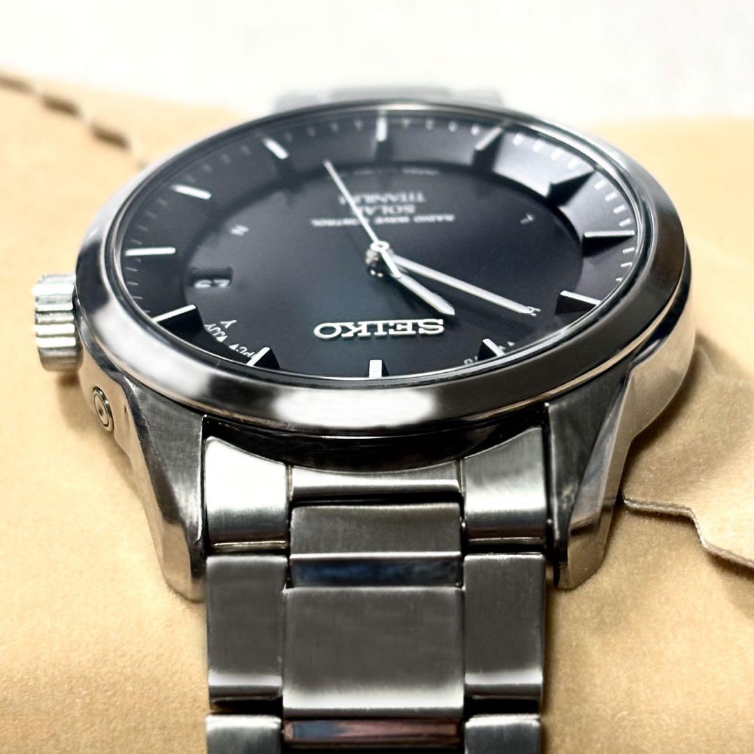 SEIKO ソーラー電波 7B24 SBTM211 総チタニウム製 超美品