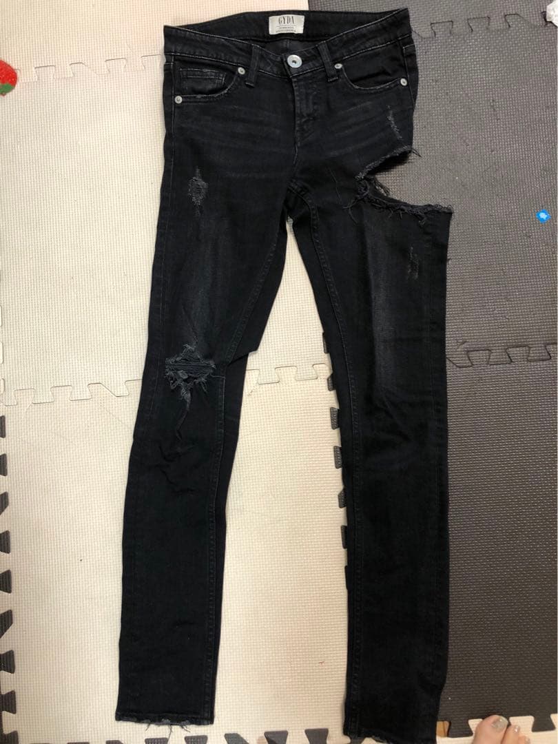 gyda ミドルウエストデニム