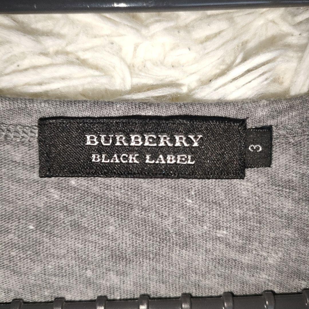 BURBERRY BLACK LABEL Tシャツ サイズ3 L グレー - メルカリ