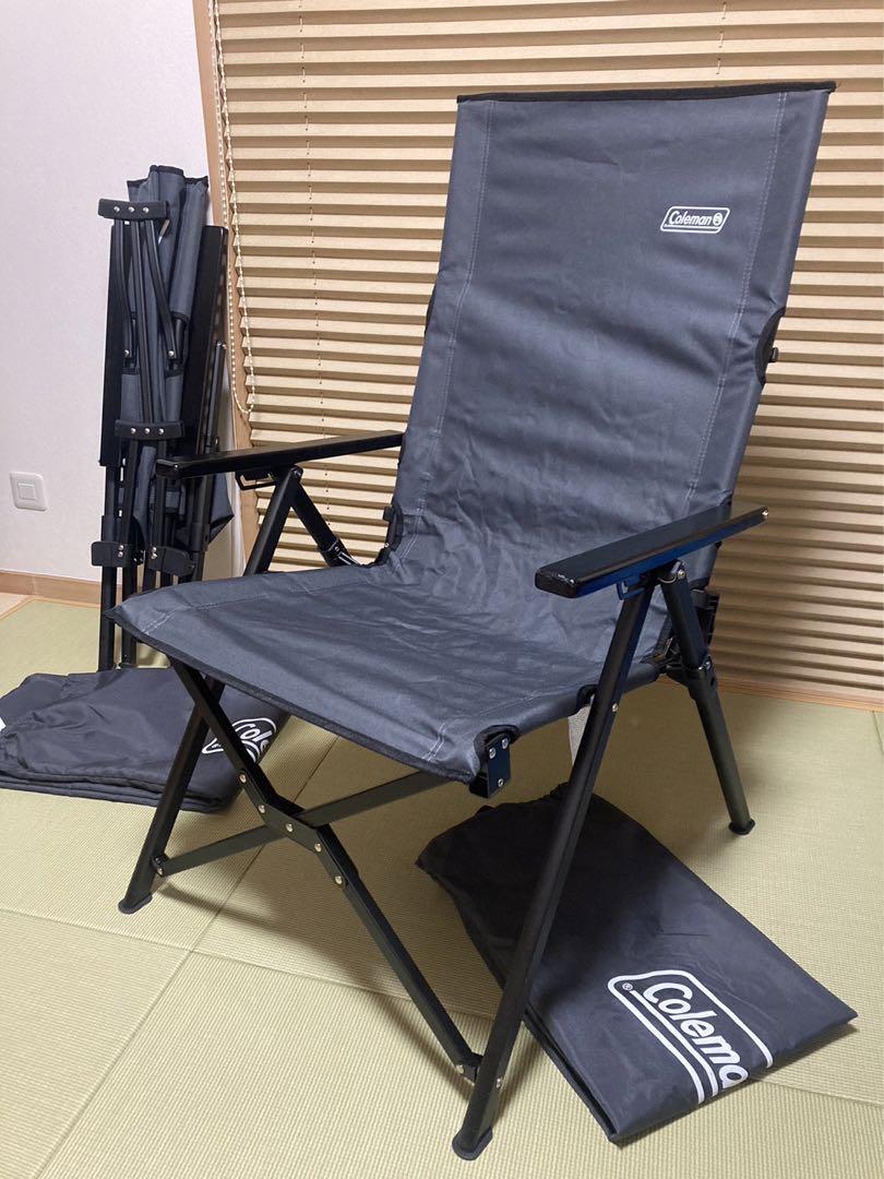 カーキ×インディゴ アルペン限定 コールマン レイチェア ダルゴールド