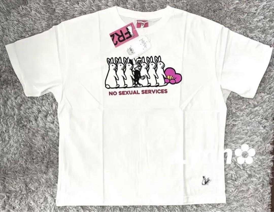 GYDA×#FR2梅 turn waiting Bunny BIG Tシャツ GYDA×#FR2梅 turn waiting Bunny BIG Tシャツ（Tシャツ