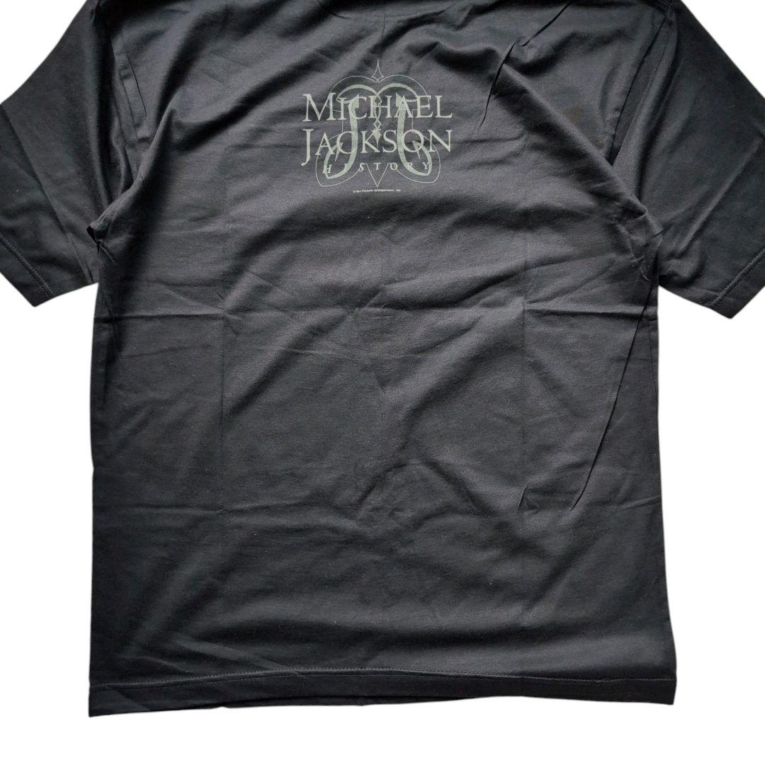 90s マイケルジャクソン Tシャツ 美品 ブラック 両面プリント XL程度