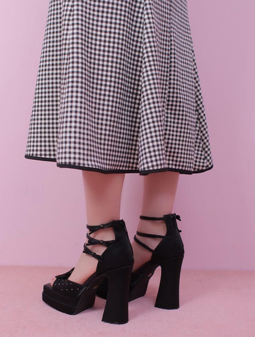 エムミーエメ/Ribbon platform sandals